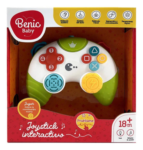 Joystick Interactivo Benic Baby Luz Y Sonido Cod Bb134 0