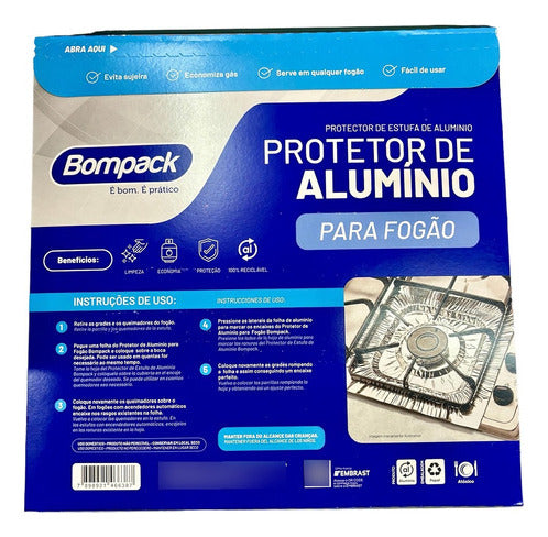 Asson Protector Aluminio Para Hornallas X 8 3