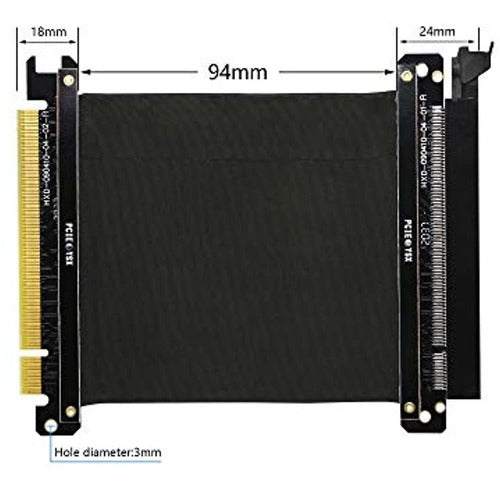 Sinloon Tarjeta De Extension Vertical Pci-e Express X16 Tar 3