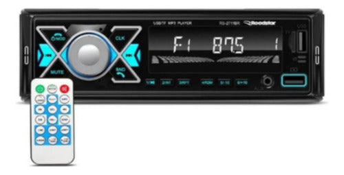 Auto Radio Mp3 Gol Quadrado Am Fm 2 Usb Bt Sd Card Controle 1