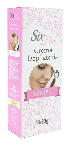 Six Depilatory Cream Face 80 g 0