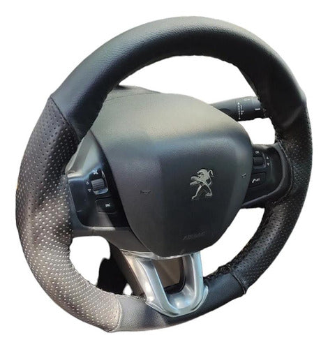 Genuine Cowhide Leather Steering Wheel Cover 208/2008 - Luca Tiziano 0