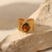 Rose.MVD Tiger Eye Steel Ring 1