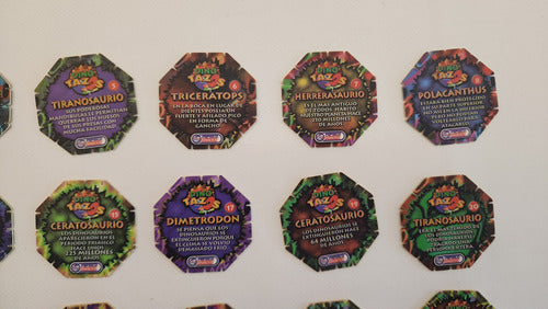 Lote 31 Tazos Dinosaurios Dino Prehistórico Ganador Pepsico 7