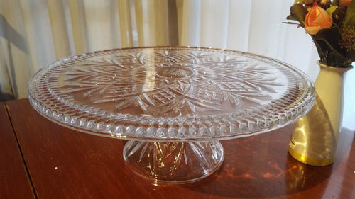 Glass Cake Stand Lana 30.5*11 Cm Tall for Birthday Parties 1