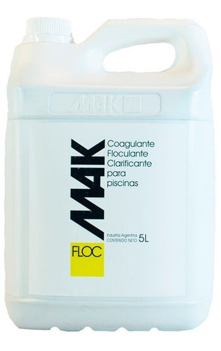 Mak Floc Pool Clarifier Flocculant 5 Liters 2