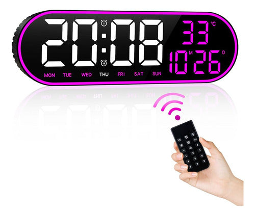 PiKaPiKaP Digital Wall Clock with Large Display 0