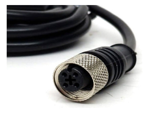 ECFA Cable Recto M12 4 Pines Scp-rf4412-5 Ecfa 5 Metros 0