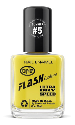 Esmalte Neon Flash Colors De Gnp 15ml Amarillo 0