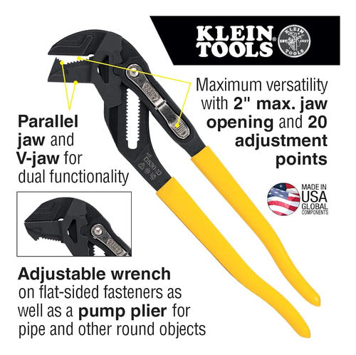 Klein Tools D53010 Llave De Alicate, Alicate De Bomba Multiu 1