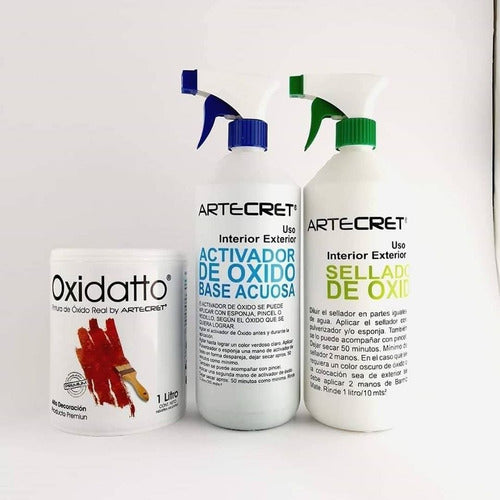 Oxidatto - Pintura Oxido Bronce - Kit Completo 6/7 M2 1