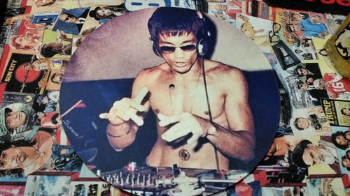 DJPROAUDIO Bruce Lee DJ Slipmat Latex for DJ Turntables 5