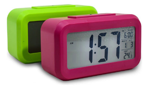 Generic Digital Alarm Clock with Sound and Light 0