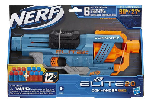 Nerf Elite 2.0 Commander Rd-6 Dart Blaster Recoleta 0