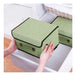 Home Basics Organizer Storage Box in Linen Fabric 45x30 5