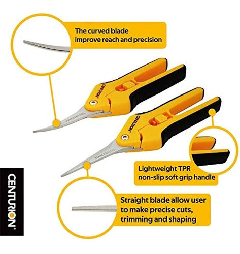 Centurion Snip 2Piece Set Straight And Curved Blade Cushion 1