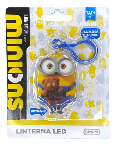 Tapimovil Linterna Led Infantil Llavero Minions Gabby Spidey Stitch 0