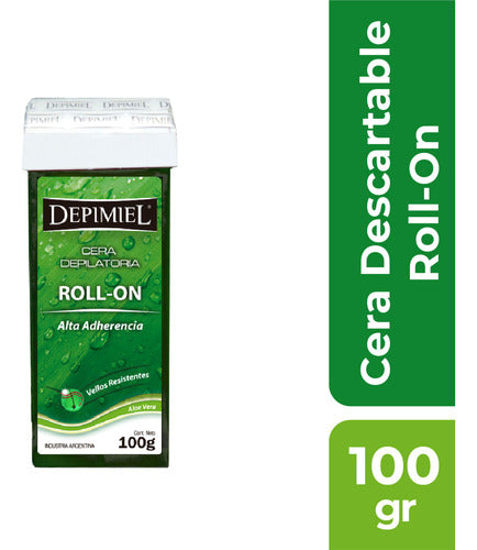 Depimiel Disposable Roll-On Wax Pack High Adherence 100g 0