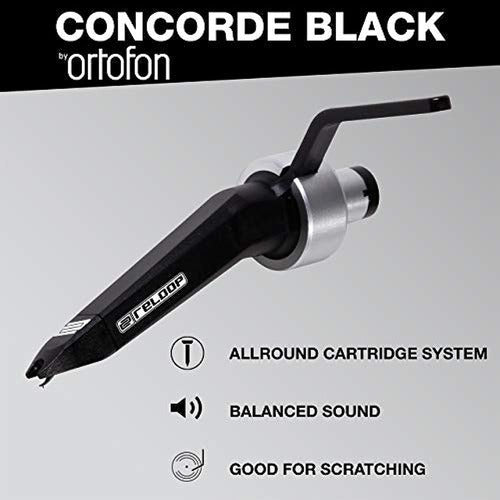 Reloop Concorde Stylus, Negro 2