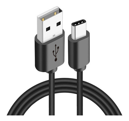 1-Meter USB 2.0 Type-C to USB Cable - Durable and Reliable - Black 0