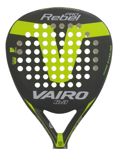 Vairo Paleta Padel Paddle 6.3 Rebel Pro + Gifts 0