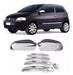 Kit 4 Chrome Door Handle Covers and 2 Mirror Covers for VW Fox 2005-2009 0