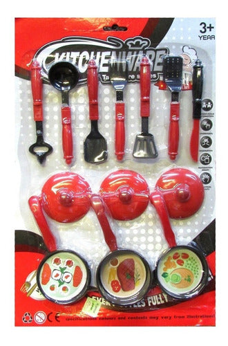 Faydi Set Utensilios De Cocina Plasticos 10 Piezas Ollas 0