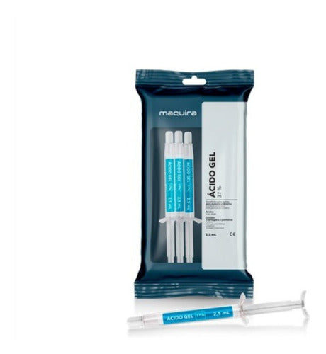 Maquira 3 Syringes X2.5ml Dental Phosphoric Acid Etchant Gel 0