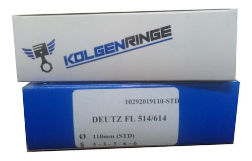 Kolben Juego De Aros Deutz Fl 514 Fl614 110mm De Rectificacion 0