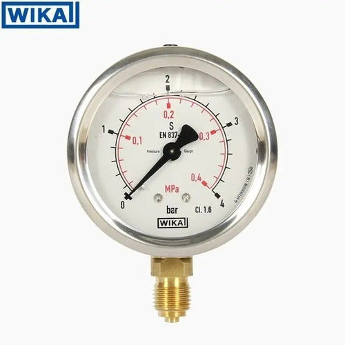 Wika Manometer Ac. Inox. 213.53.063 -1/0 Bar/-14psi 1/4bsp I 1