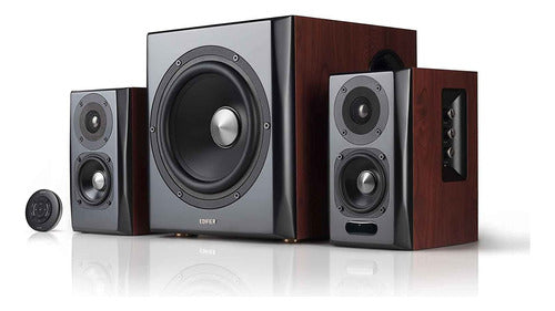 Parlantes Edifier 2.1 S350db  150w Rms Bt Madera Tz 0