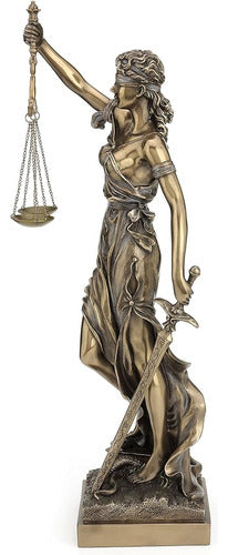 Veronese Design Bronze Lady Justice 18 Inches 1