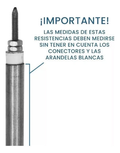 Resistencia Varilla Vela Para Hornos Electricos De 29cm 2