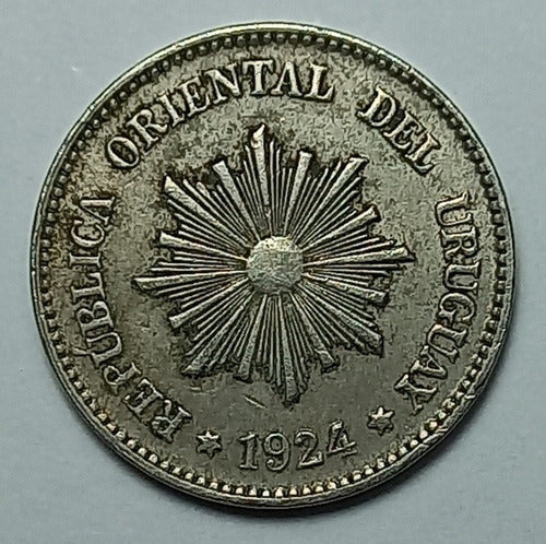 Numismática Gualeguaychú - Uruguay - 2 Centesimos 1924 - Km 20 1