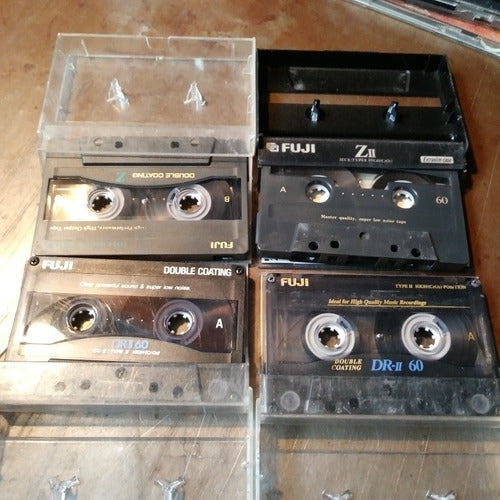 Lote 4 Cassettes Cromo Fuji, Leer Descripción 0