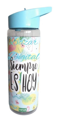 Bazar Digital Bottle Sport Plastic 600 Ml Design Vs Belgrano 5