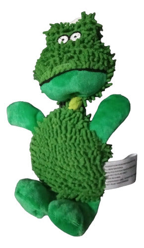 Plush Toy with Squeaker Imported Frog Stuffed Toy for Dogs 23cm 0