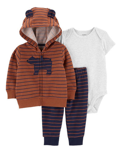 Carter's Campera + Body Mc Y Pantalon Algodon 18m 0