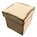 Pack of 10 8cm Cube Boxes, Fibrofacil 1