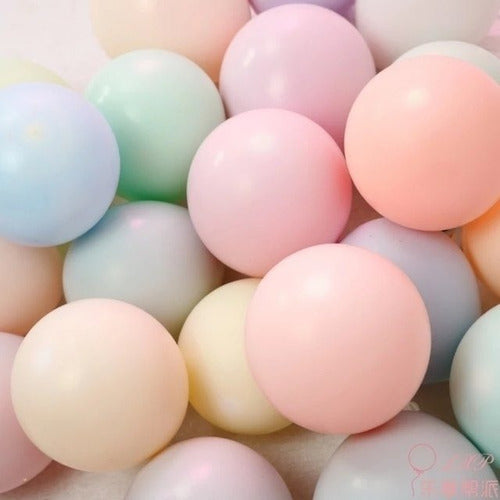 Globos Pastel Colores Surtidos 23 Cm - 9 Pulgadas X 25u 3