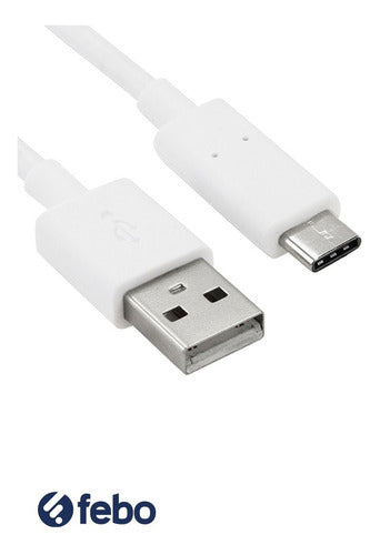 FEBO Cable De Datos Y Carga Tipo C A Usb 1mt Carga Rápida 5a 1