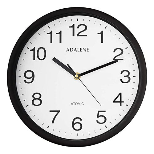 Adalene Atomic Large Wall Clock 10 Inches, Analog Display 0