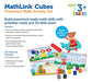 Learning Resources Mathlink Cubes - Preschool Math Activity Set 4