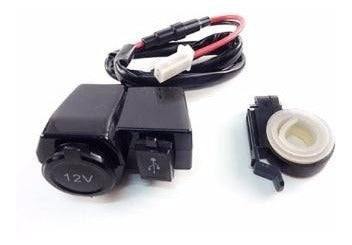 Toma Corriente 12v Y Usb Con Abrazadera - Trapote Racing 2