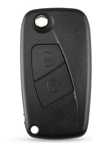 Key Shell Fiat Punto Linea Stilo Remote Control 2 Button 0