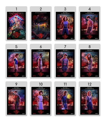 Set of 3 Stranger Things Eleven Posters 32 x 47cm High-Quality Prints 1