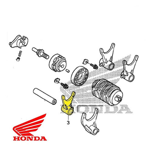 Genuine Honda CRF 450 09 - 14 Middle Fork 3