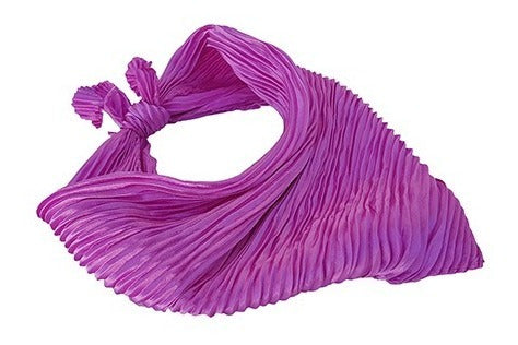 Pleated Solid Color Scarf BA1157bis 16