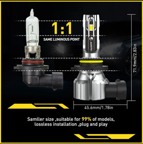 Auxito LED Lamps HB3 HB4 9005 9006 1