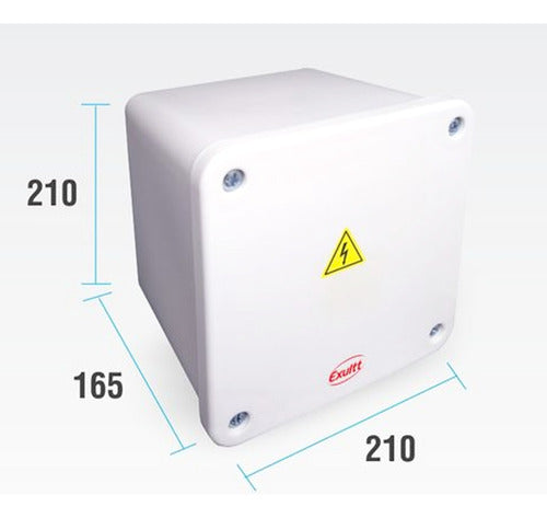 Exultt Waterproof Junction Box IP65 210x210x165mm 1